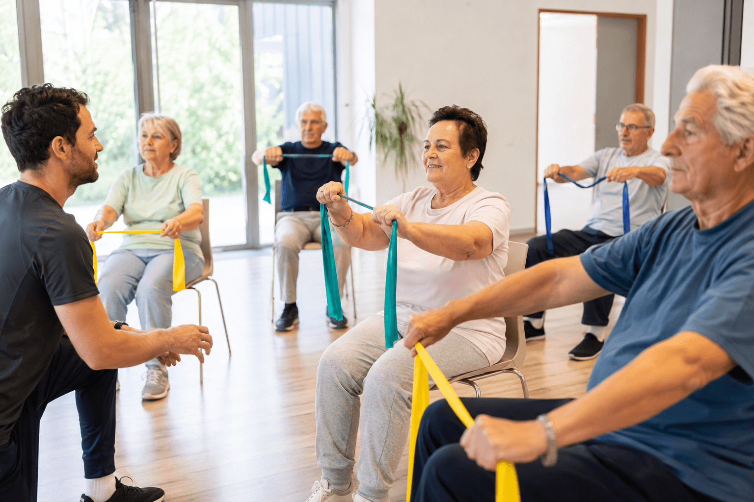 Séance d’équilibre et de renforcement adaptée